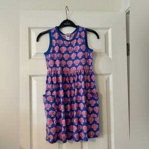 Hanna Andersson Sleeveless Print Pocket Dress size 10